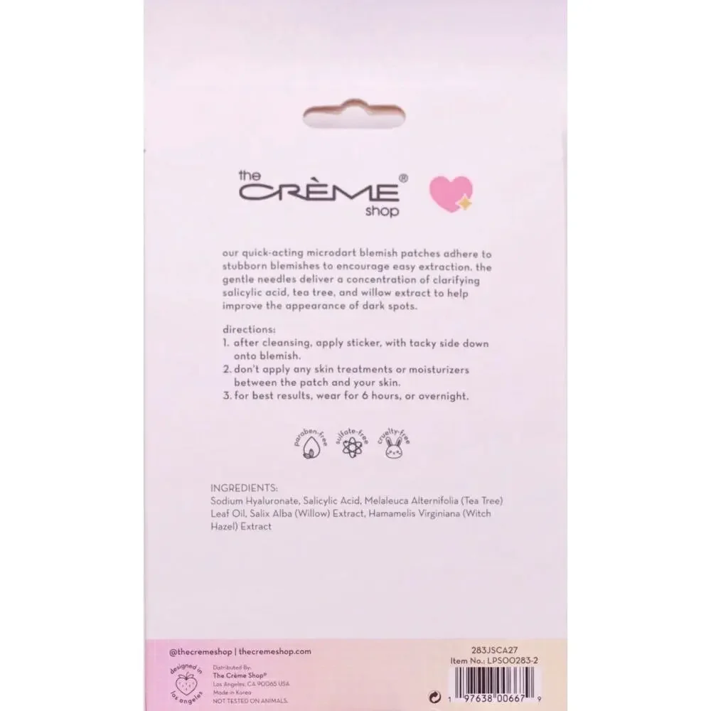 The Creme Shop Microdart Blemish Hydrocolloid Salicylic Acid Patches 12